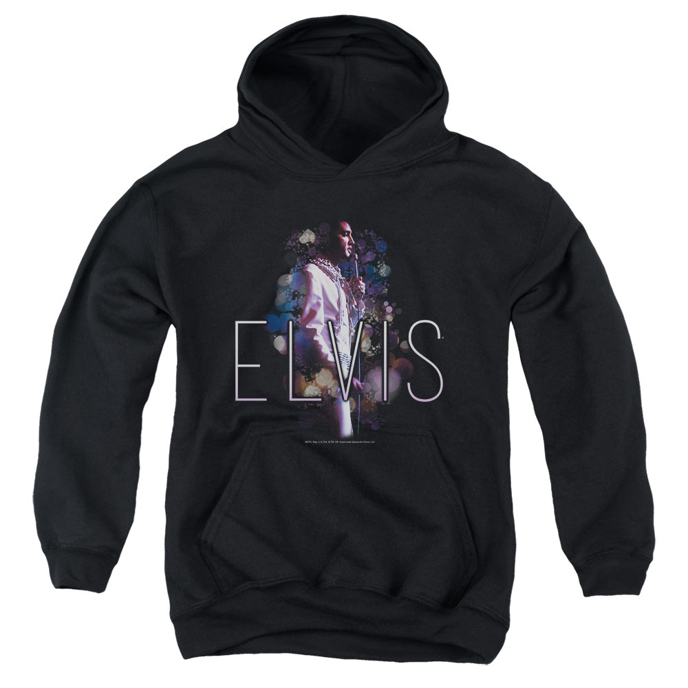 AN OFFCIALLY LICENSED ELVIS PRESLEY DREAM STATE YOUTH HOODIE BLACK
