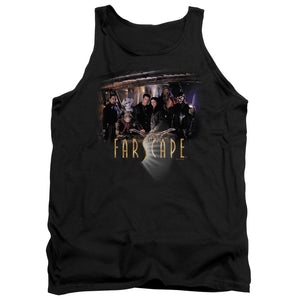 AN OFFCIALLY LICENSED FARSCAPE CAST ADULT UNISEX TANK TOP BLACK