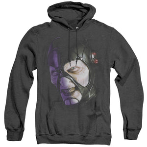 AN OFFCIALLY LICENSED FARSCAPE KEEP SMILING ADULT UNISEX HEATHER PULLOVER HOODIE BLACK
