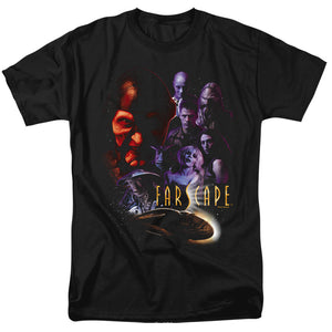 AN OFFCIALLY LICENSED FARSCAPE CRIMINALLY EPIC MEN'S REGULAR FIT T-SHIRT BLACK