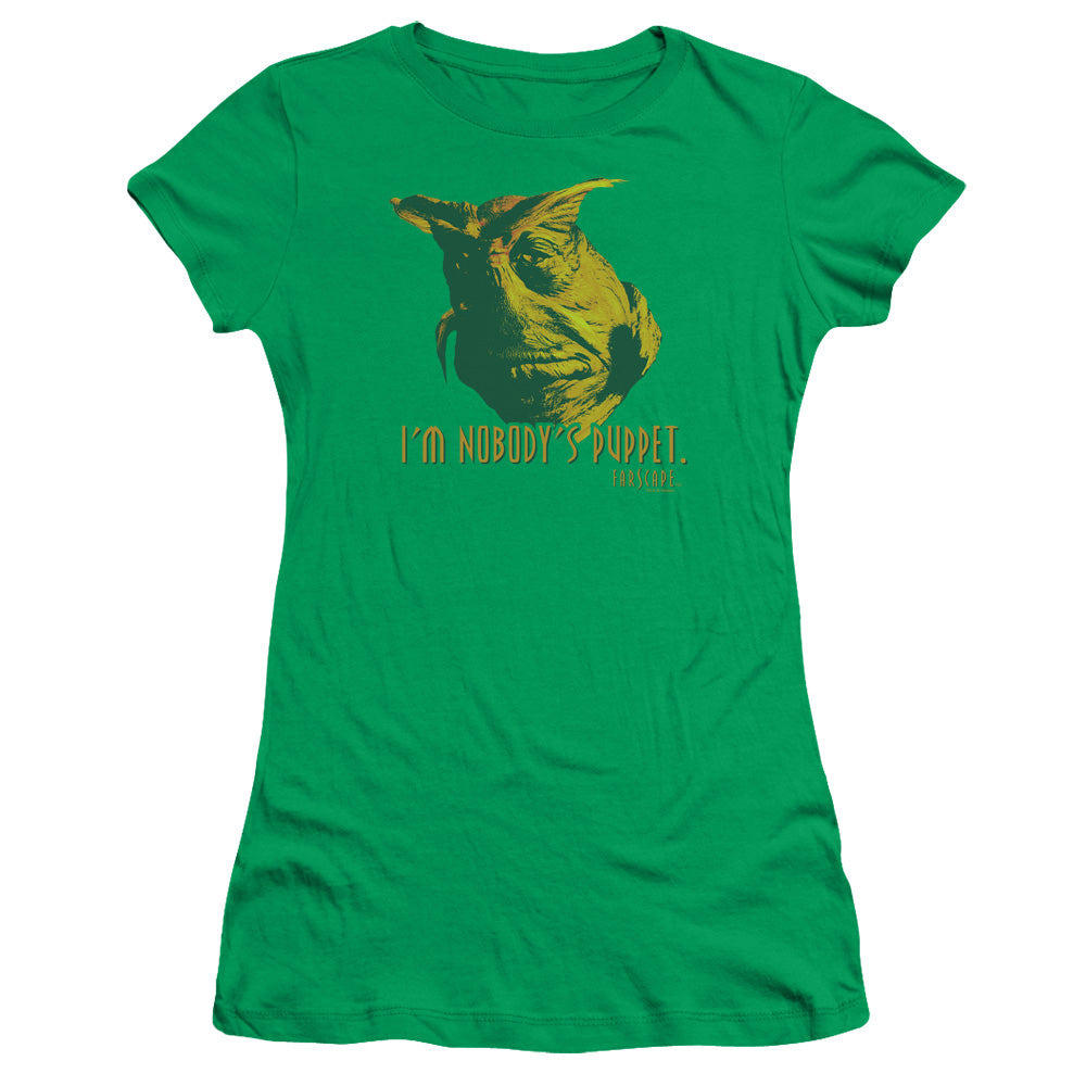 Farscape Nobodys Puppet Licensed Women's T-Shirt Juniors MD-LG