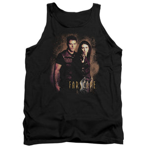 AN OFFCIALLY LICENSED FARSCAPE WANTED ADULT UNISEX TANK TOP BLACK