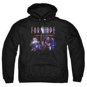 AN OFFCIALLY LICENSED FARSCAPE FLARESCAPE ADULT UNISEX PULLOVER HOODIE BLACK