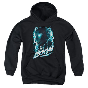 AN OFFCIALLY LICENSED FLASH ZOOM YOUTH HOODIE BLACK