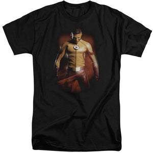 AN OFFCIALLY LICENSED FLASH KID FLASH MEN'S TALL FIT T-SHIRT BLACK