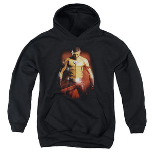 AN OFFCIALLY LICENSED FLASH KID FLASH YOUTH HOODIE BLACK