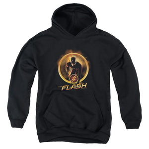 AN OFFCIALLY LICENSED FLASH TV SERIES FASTEST MAN ALIVE YOUTH HOODIE BLACK