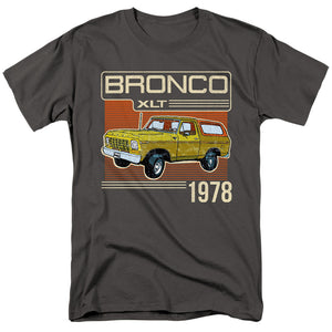 AN OFFCIALLY LICENSED FORD BRONCO BRONCO 1978 MEN'S REGULAR FIT T-SHIRT CHARCOAL