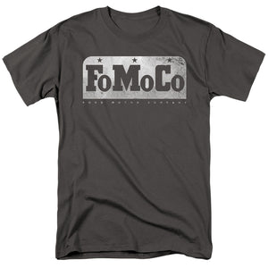 AN OFFCIALLY LICENSED FORD FOMOCO MEN'S REGULAR FIT T-SHIRT CHARCOAL