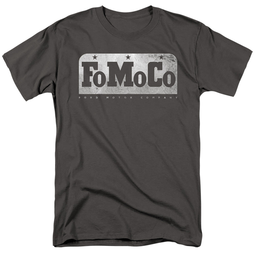 AN OFFCIALLY LICENSED FORD FOMOCO MEN'S REGULAR FIT T-SHIRT CHARCOAL