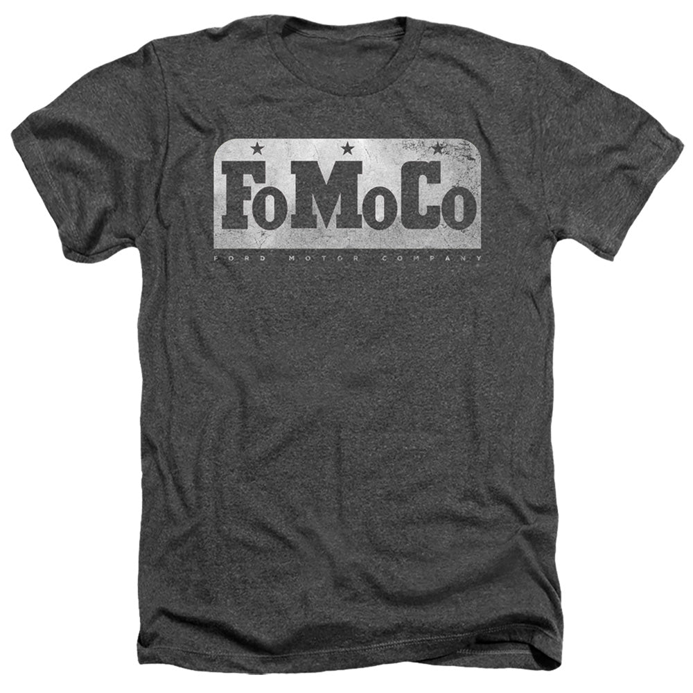 AN OFFCIALLY LICENSED FORD FOMOCO MEN'S HEATHER T-SHIRT CHARCOAL
