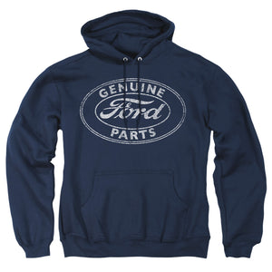 AN OFFCIALLY LICENSED FORD GENUINE PARTS ADULT UNISEX PULLOVER HOODIE NAVY