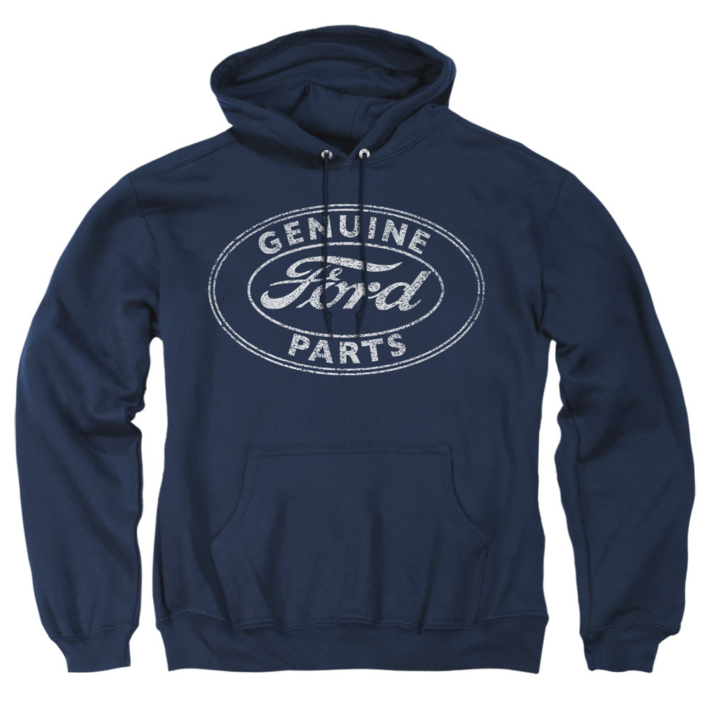 AN OFFCIALLY LICENSED FORD GENUINE PARTS ADULT UNISEX PULLOVER HOODIE NAVY