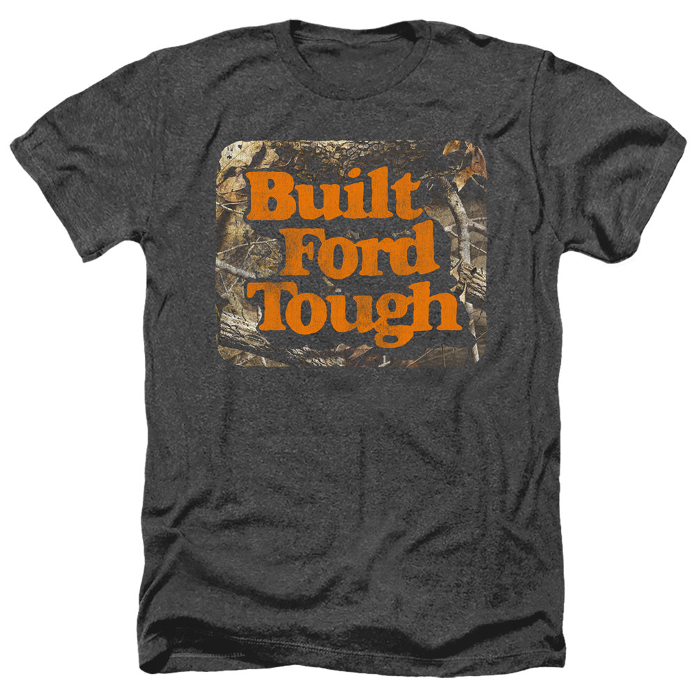 AN OFFCIALLY LICENSED FORD BFT CAMO MEN'S HEATHER T-SHIRT CHARCOAL