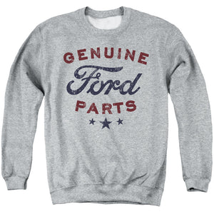 AN OFFCIALLY LICENSED FORD GENUINE PARTS ADULT UNISEX CREWNECK SWEATSHIRT ATHLETIC HEATHER