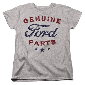 AN OFFCIALLY LICENSED FORD GENUINE PARTS WOMEN'S REGULAR FIT T-SHIRT ATHLETIC HEATHER
