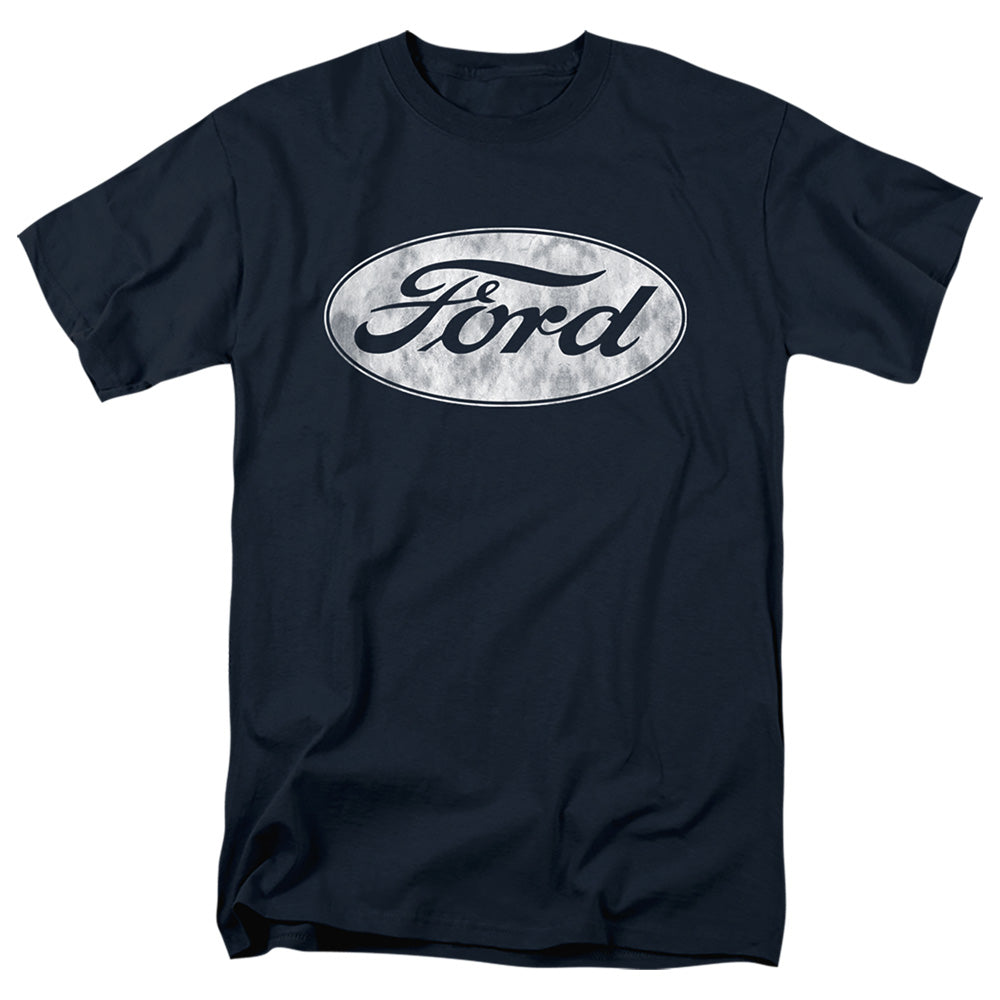 AN OFFCIALLY LICENSED FORD LOGO MEN'S REGULAR FIT T-SHIRT NAVY