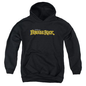 AN OFFCIALLY LICENSED FRAGGLE ROCK LOGO YOUTH HOODIE BLACK