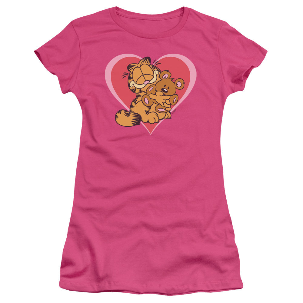 Garfield Cute Ncuddly Licensed Women's T-Shirt Juniors MD-LG