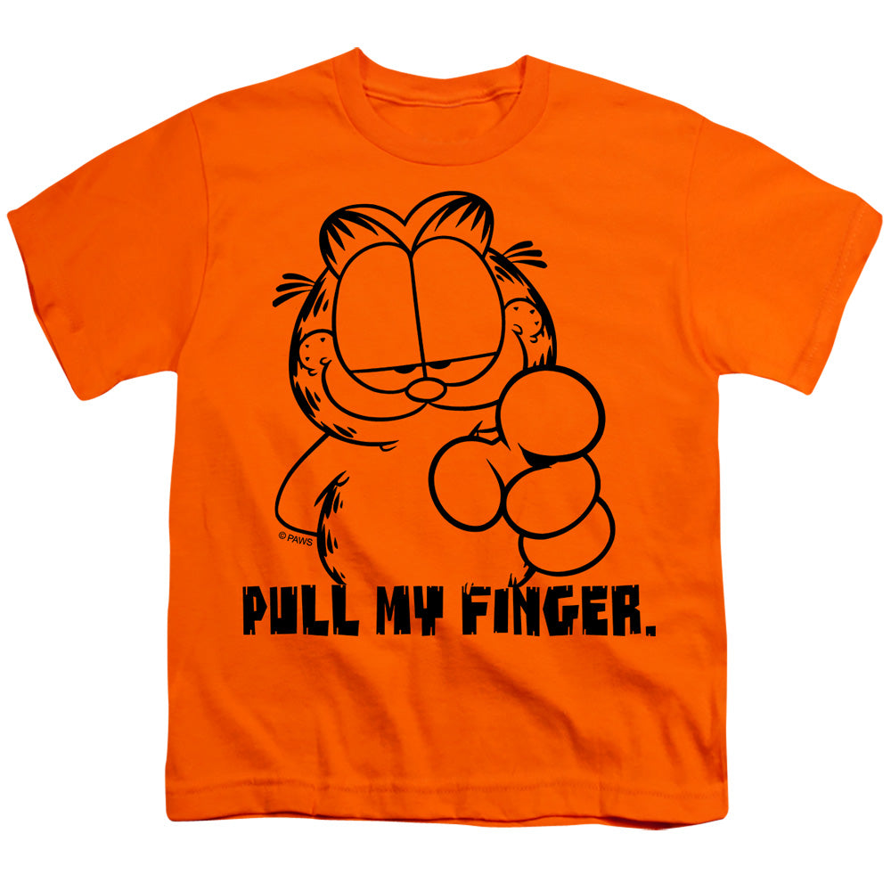 Garfield Pull My Finger Licensed Kid's T-Shirt (Ages 4-7) SM-XL