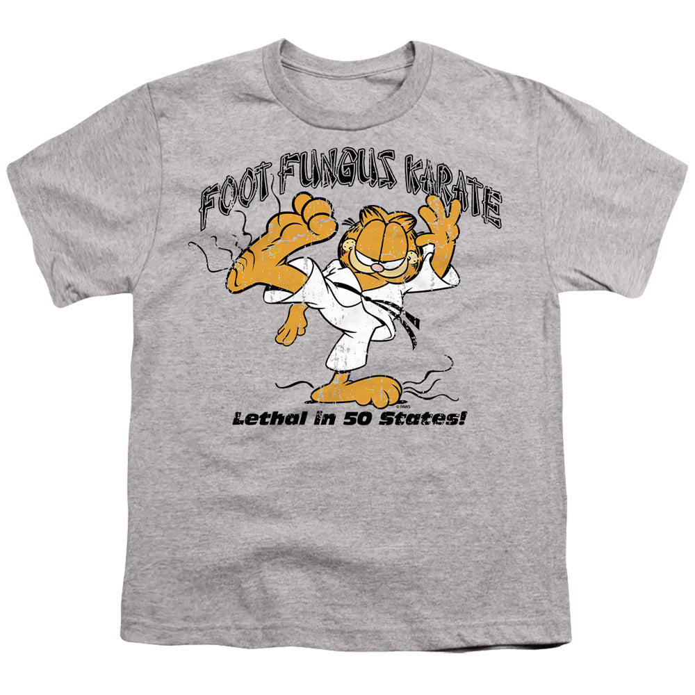 Garfield Foot Fungus Karate Licensed Kid's T-Shirt (Ages 4-7) SM-XL