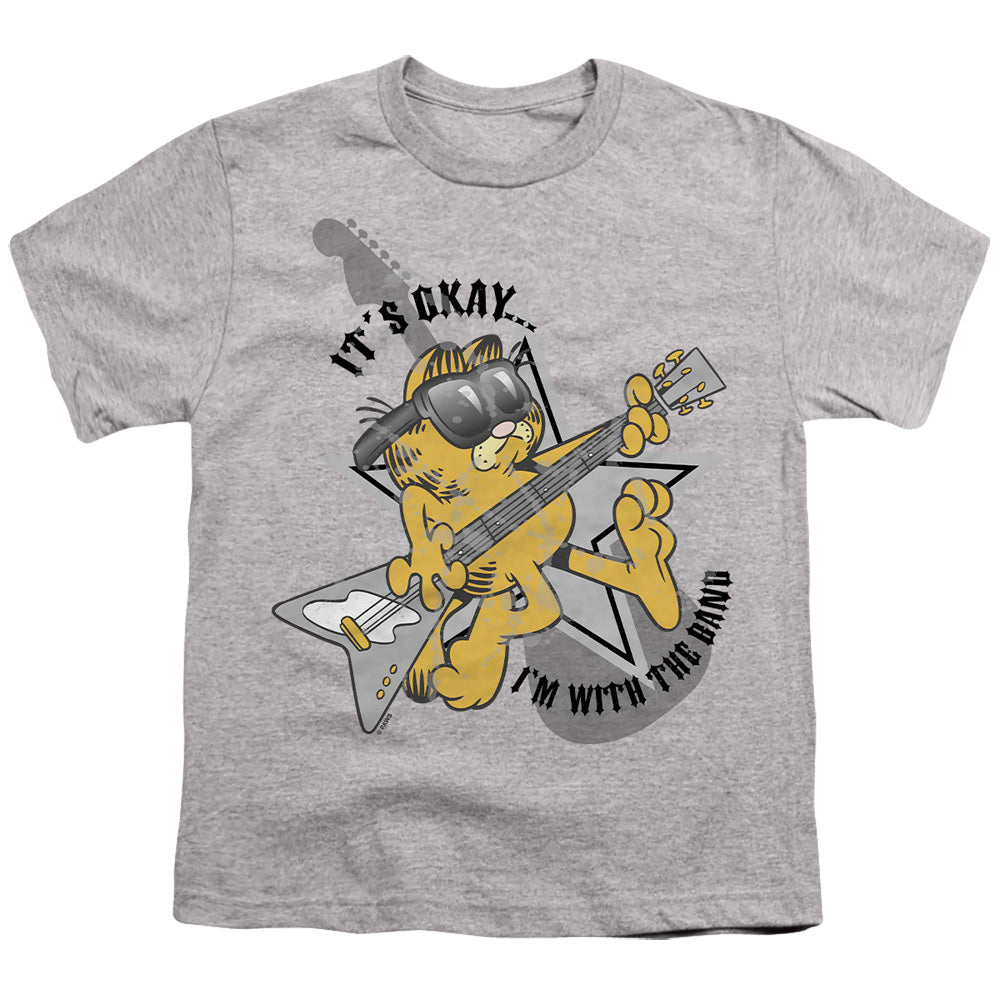Garfield Im With The Band Licensed Kid's T-Shirt (Ages 4-7) SM-XL