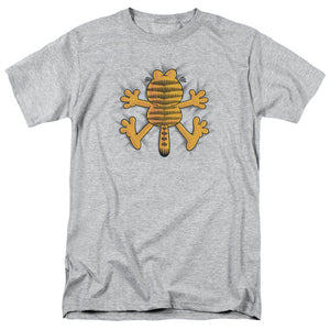 AN OFFCIALLY LICENSED GARFIELD OW MEN'S REGULAR FIT T-SHIRT ATHLETIC HEATHER