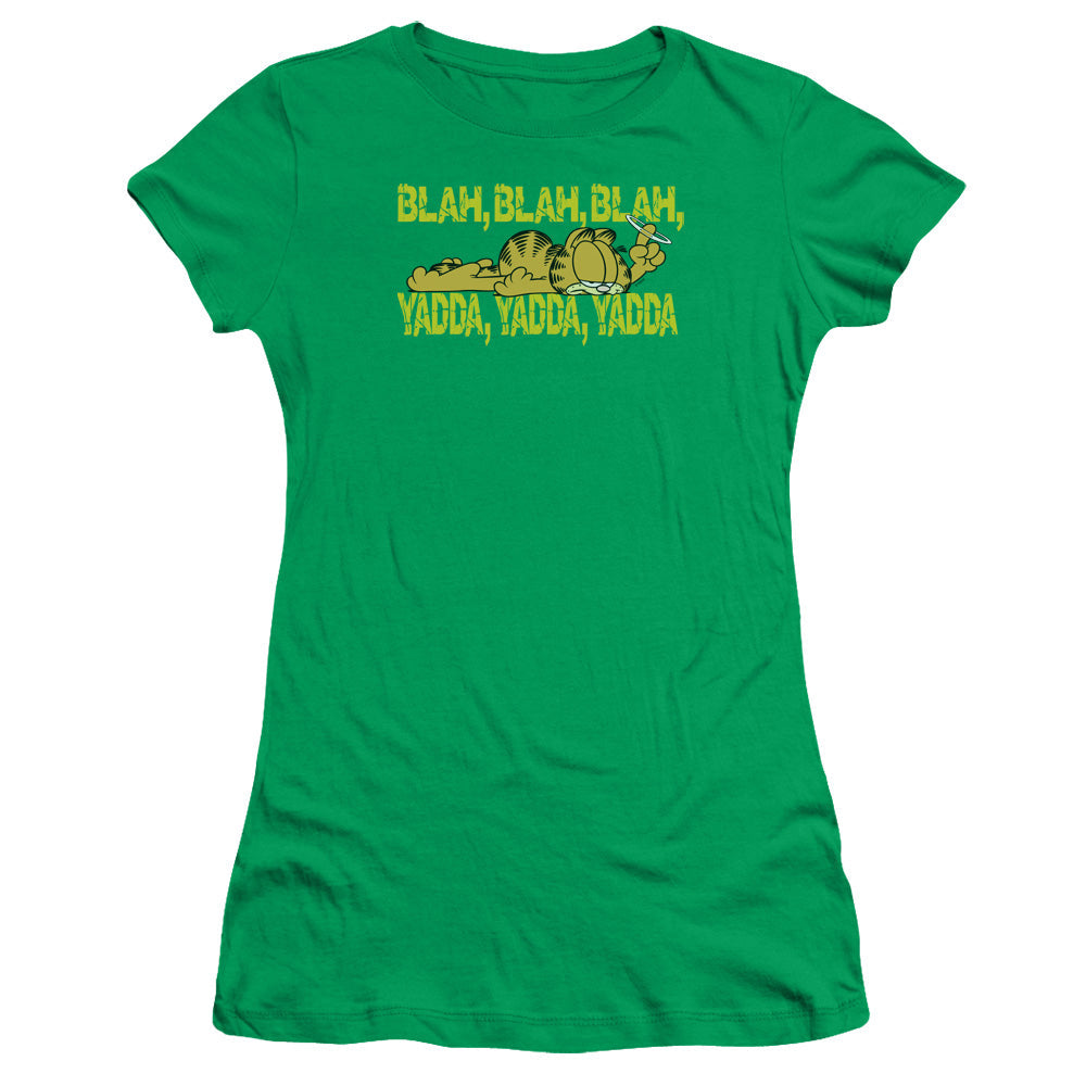 Garfield Blah Blah Blah Licensed Women's T-Shirt Juniors LG