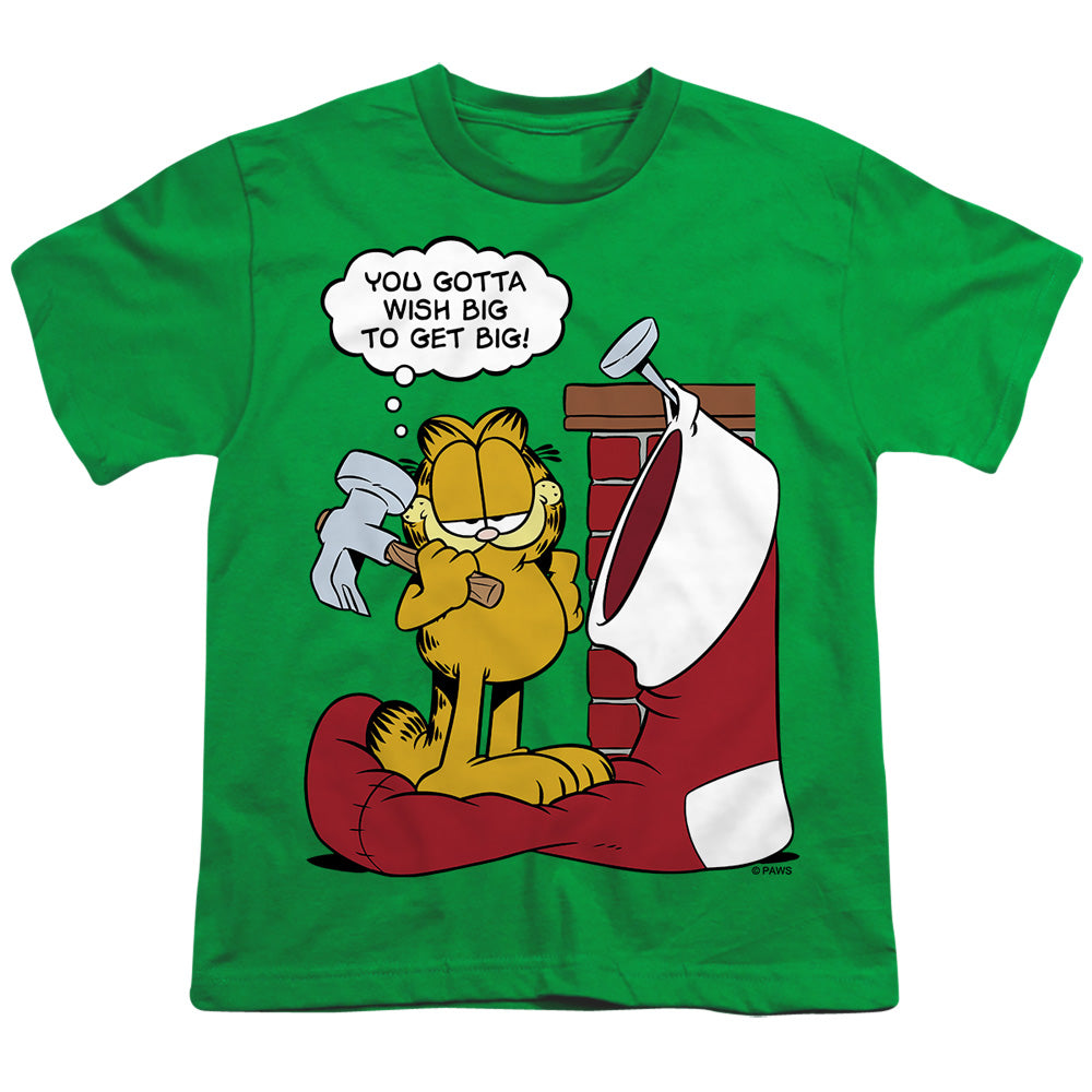 Garfield Wish Big Licensed Kid's T-Shirt (Ages 4-7) SM-XL