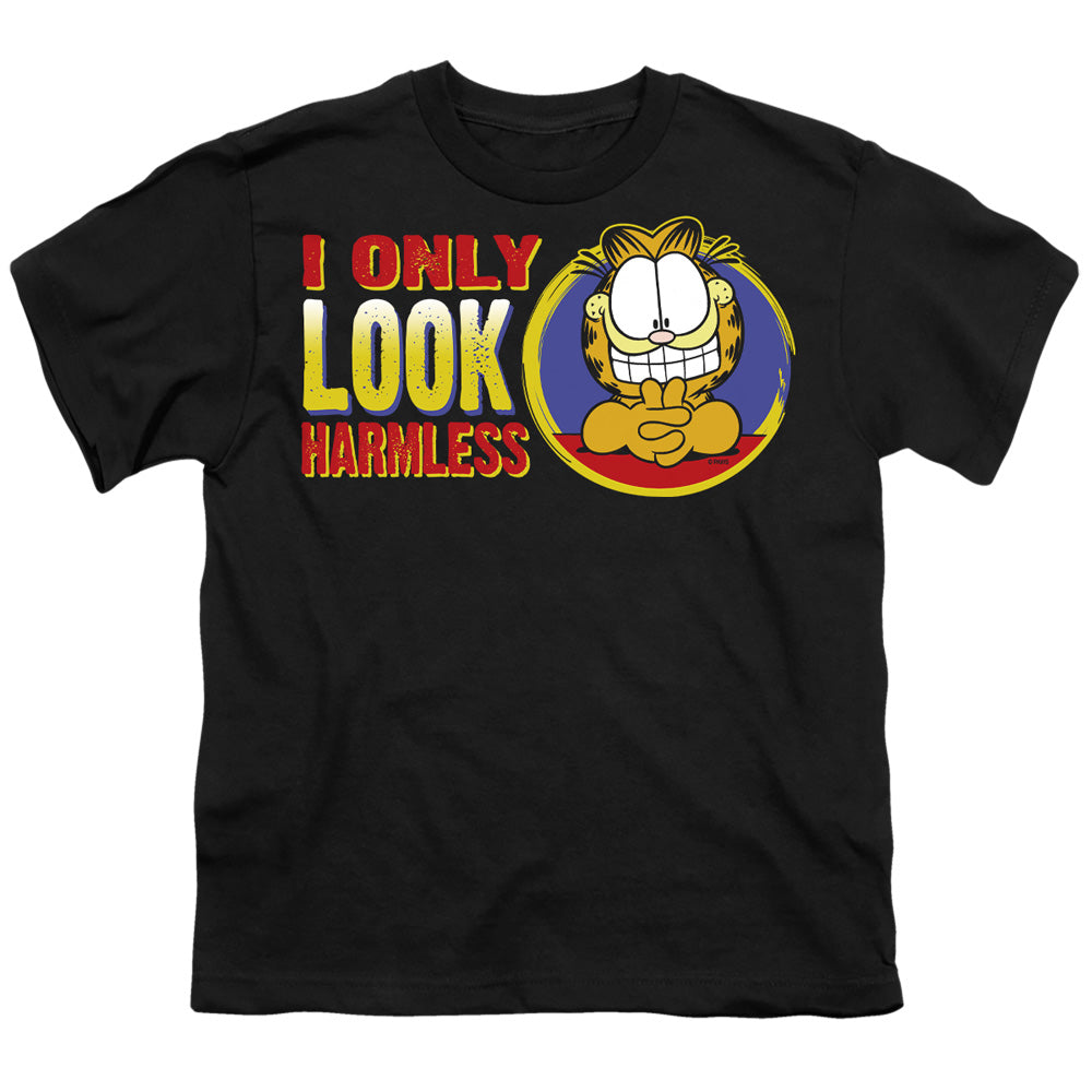 Garfield I Only Look Harmless Licensed Kid's T-Shirt (Ages 4-7) XS-XL