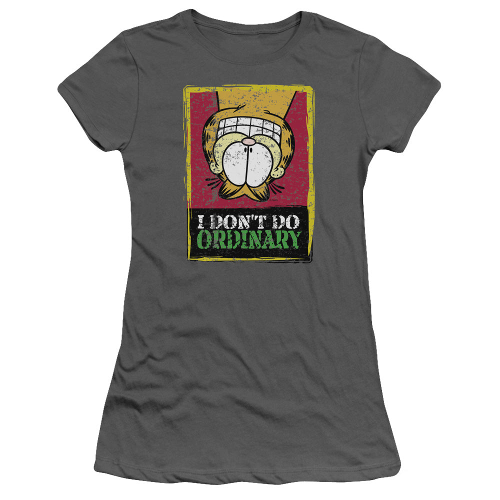 Garfield I Dont Do Ordinary Licensed Women's T-Shirt Juniors SM-XL