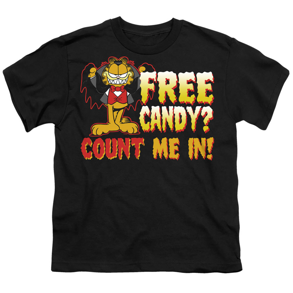 Garfield Count Me In Licensed Kid's T-Shirt (Ages 4-7) SM