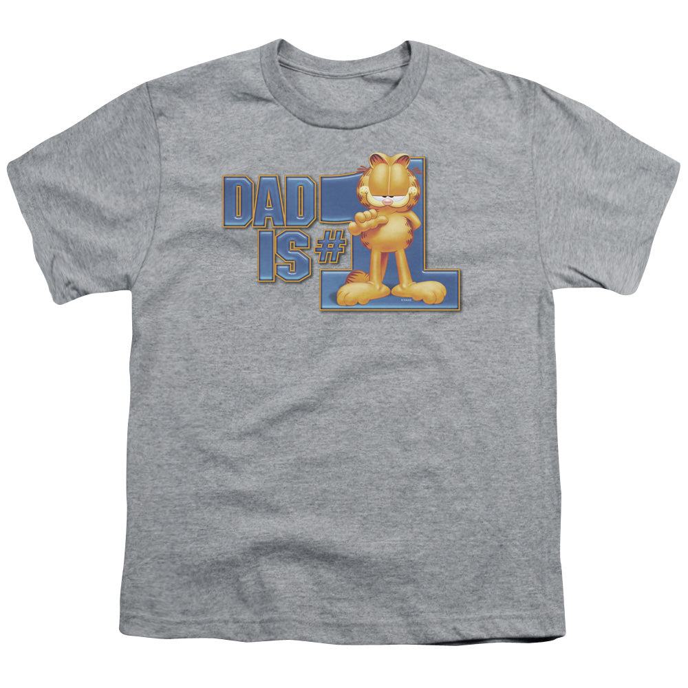 Garfield Dad Is Number One Licensed Kid's T-Shirt (Ages 4-7) SM-XL