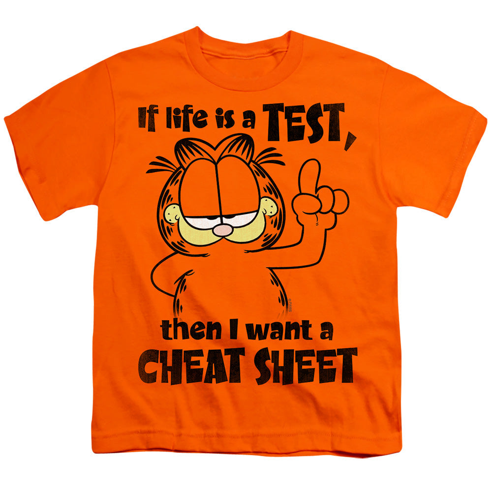 Garfield Cheat Sheet Licensed Kid's T-Shirt (Ages 4-7) SM-XL