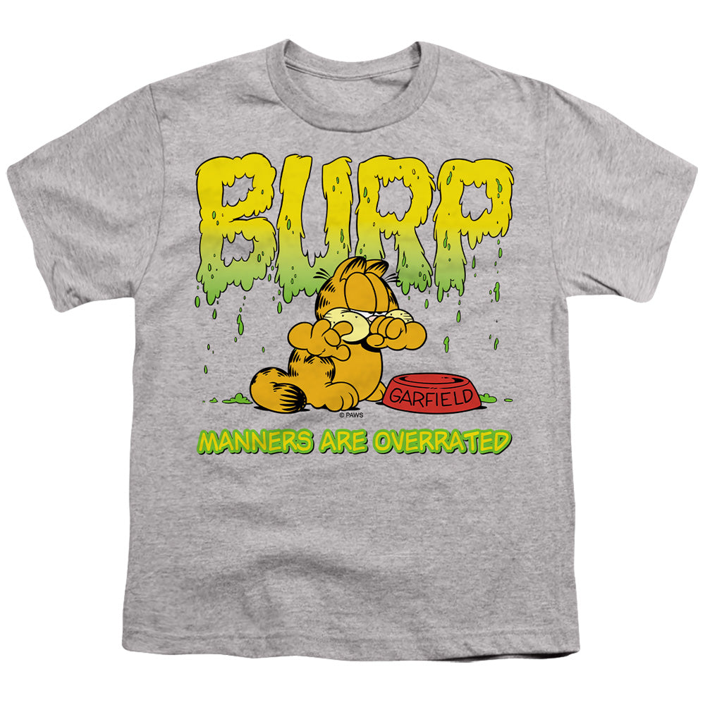 Garfield Manners Licensed Kid's T-Shirt (Ages 4-7) SM-XL