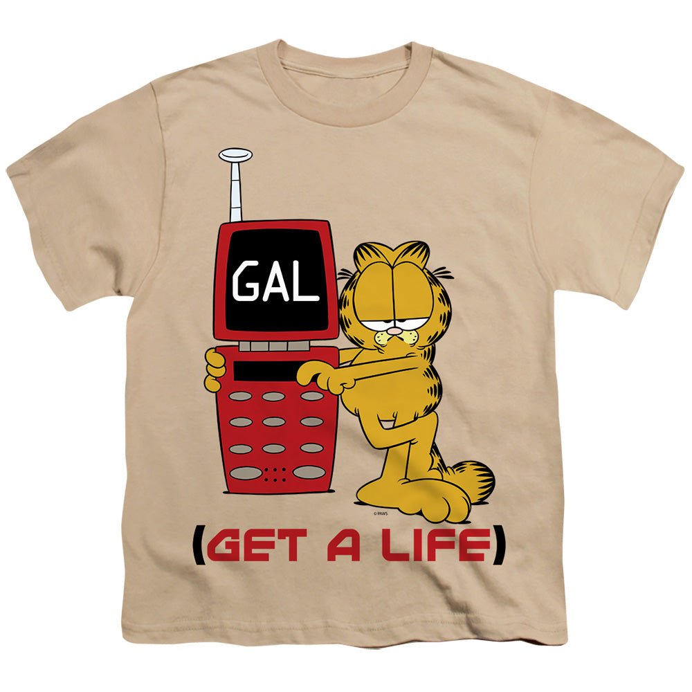 Garfield Get A Life Licensed Kid's T-Shirt (Ages 4-7) XL