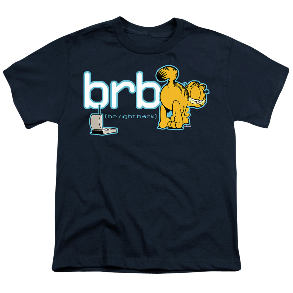 Garfield Be Right Back Licensed Kid's T-Shirt (Ages 4-7) SM-XL