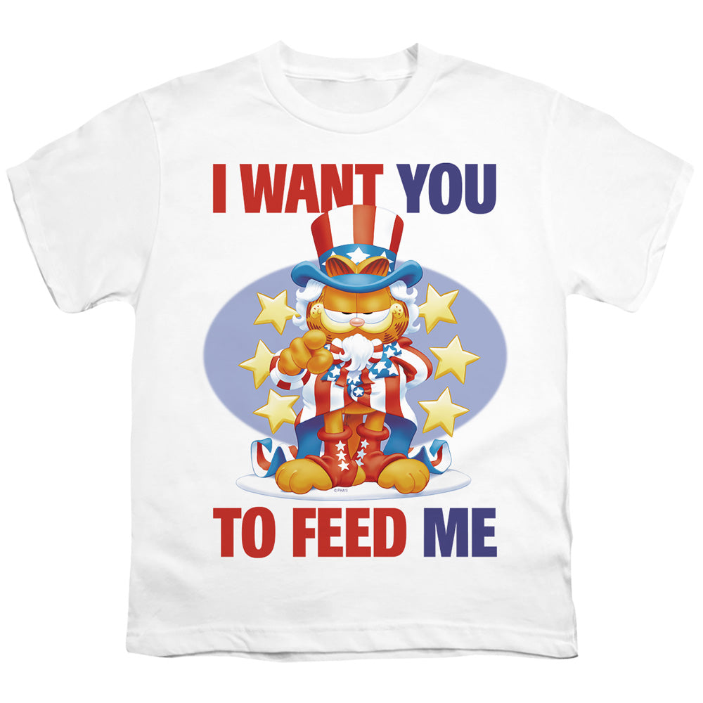 Garfield I Want You Licensed Kid's T-Shirt (Ages 4-7) SM-XL