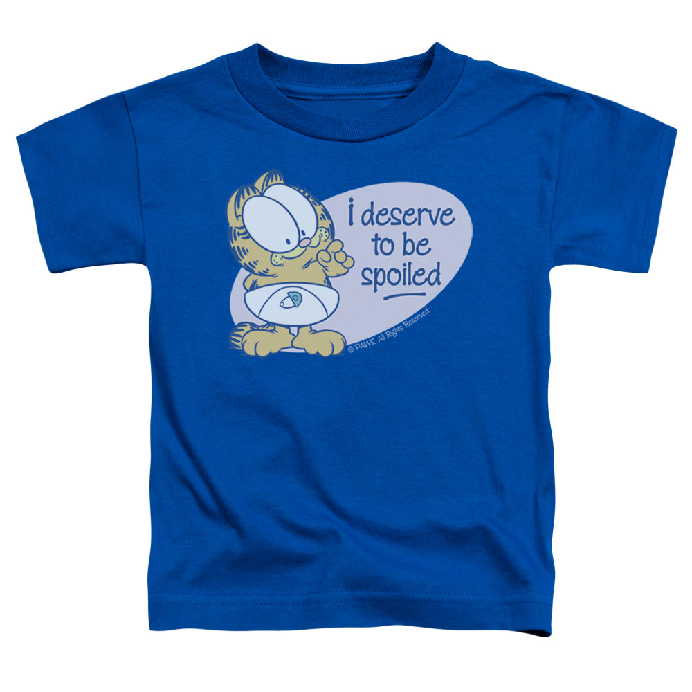 Garfield Deserve To Be Spoiled Licensed Toddler T-Shirt SM