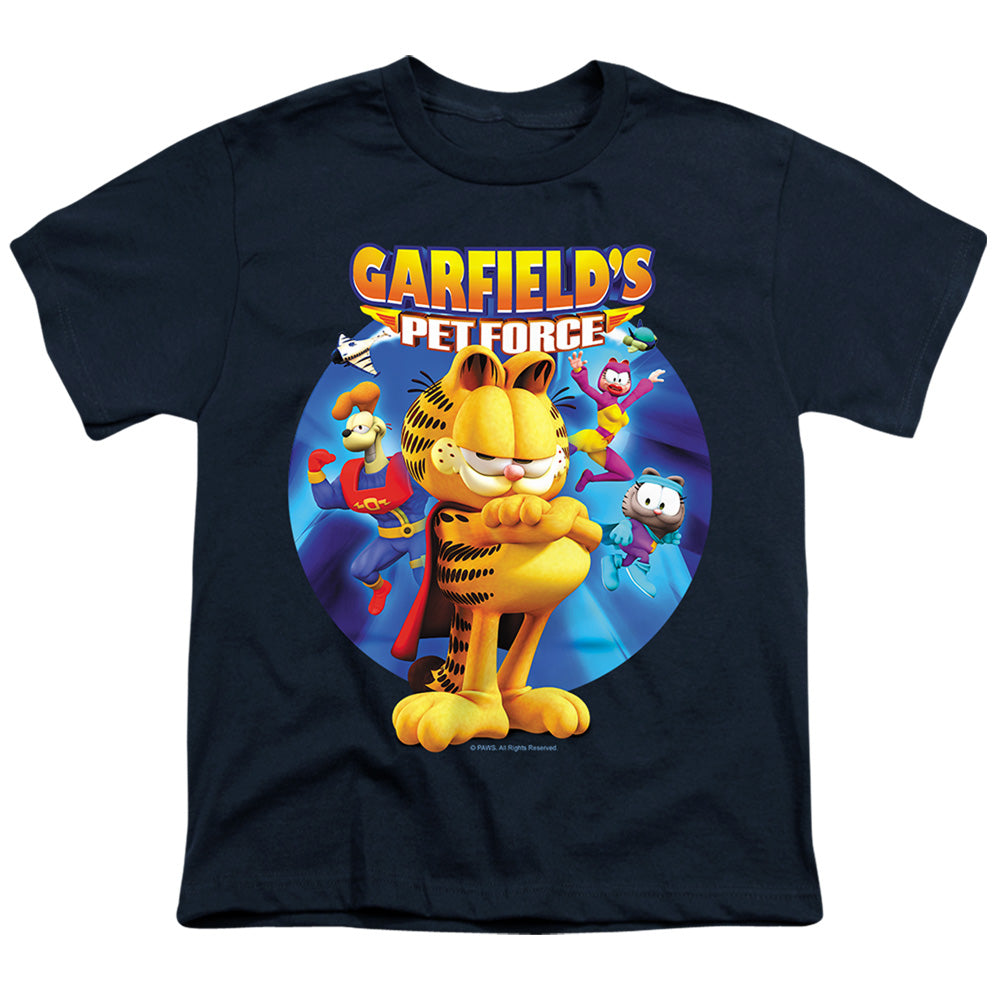 Garfield Dvd Art Licensed Kid's T-Shirt (Ages 4-7) XS-MD