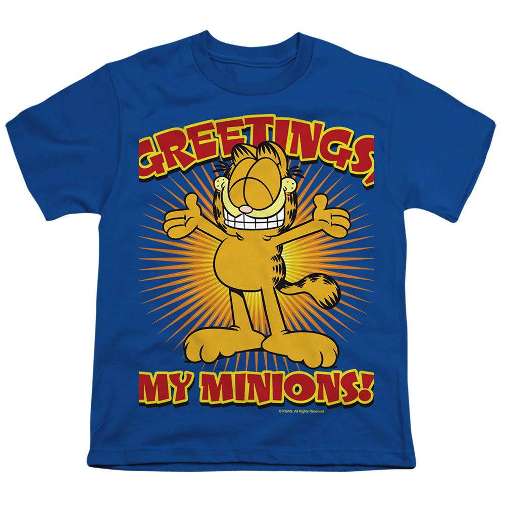Garfield Minions Licensed Kid's T-Shirt (Ages 4-7) SM-XL
