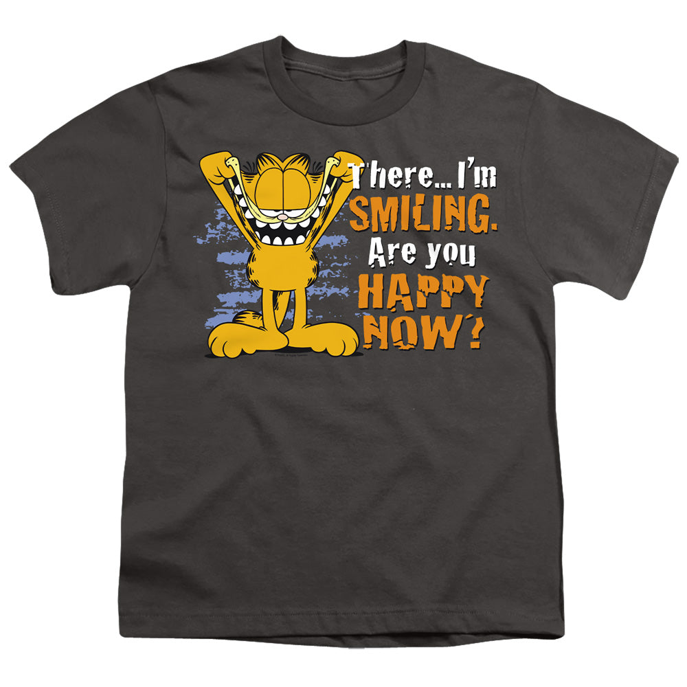 Garfield Smiling Licensed Kid's T-Shirt (Ages 4-7) SM-XL