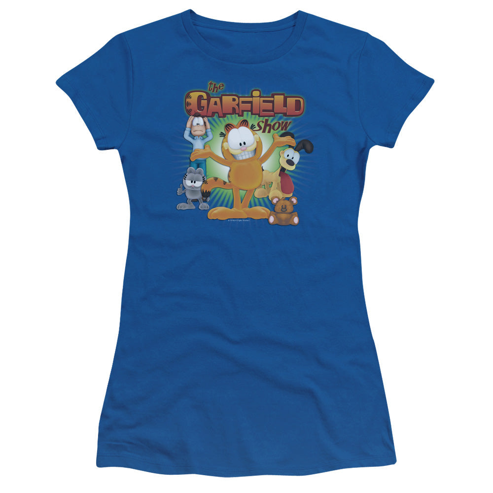 Garfield The Garfield Show Licensed Women's T-Shirt Juniors MD-LG