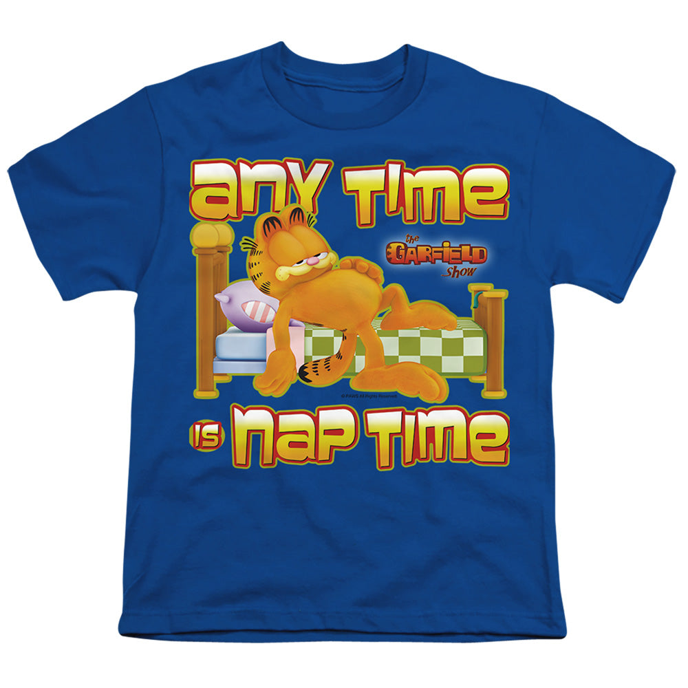 Garfield Nap Time Licensed Kid's T-Shirt (Ages 4-7) SM-XL