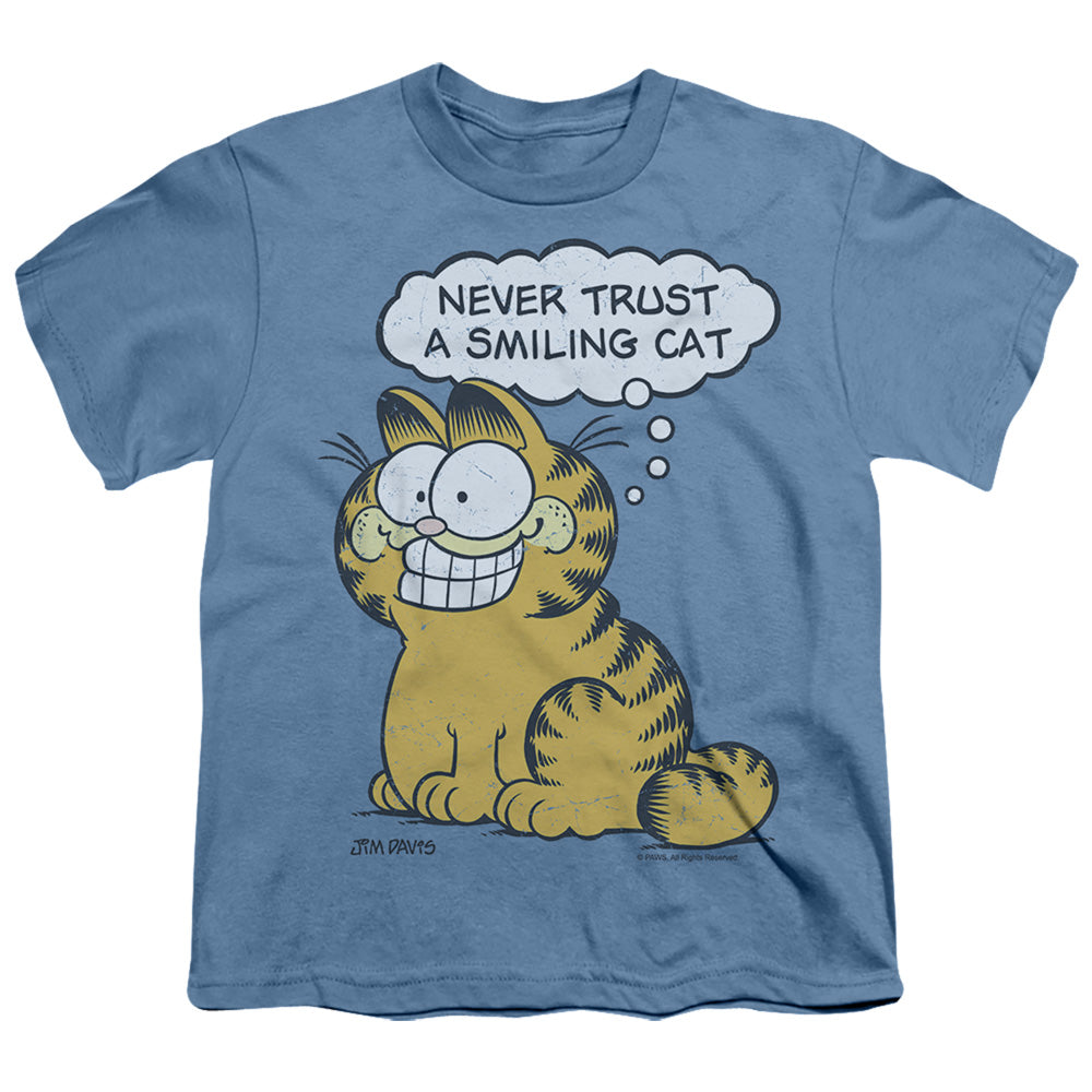 Garfield Smiling Cat Licensed Kid's T-Shirt (Ages 4-7) SM-XL