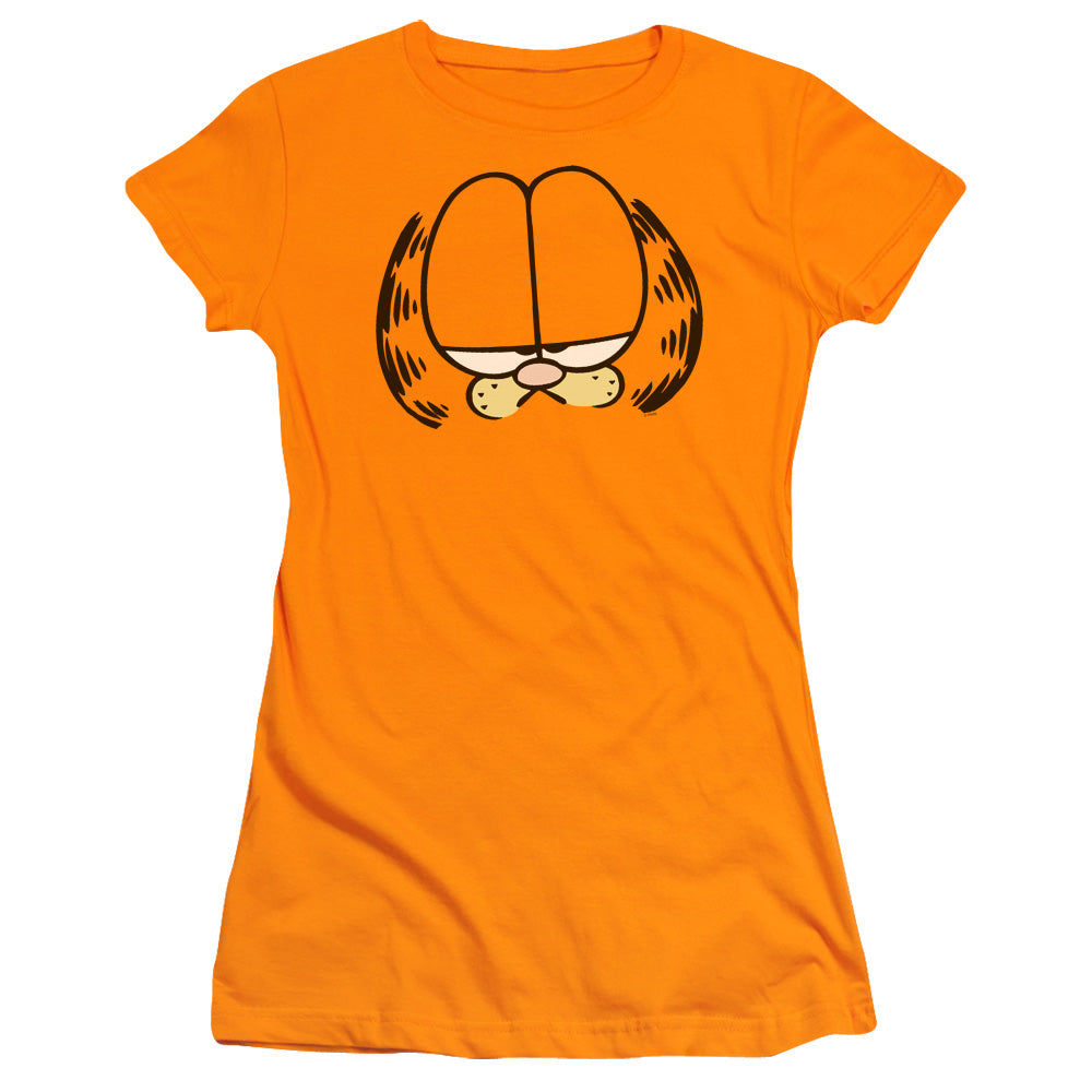 Garfield Big Head Licensed Women's T-Shirt Juniors XL