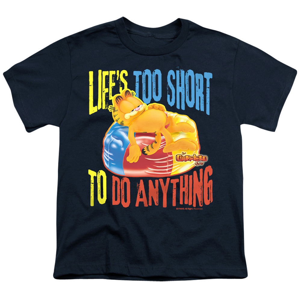 Garfield Too Short Licensed Kid's T-Shirt (Ages 4-7) SM-XL