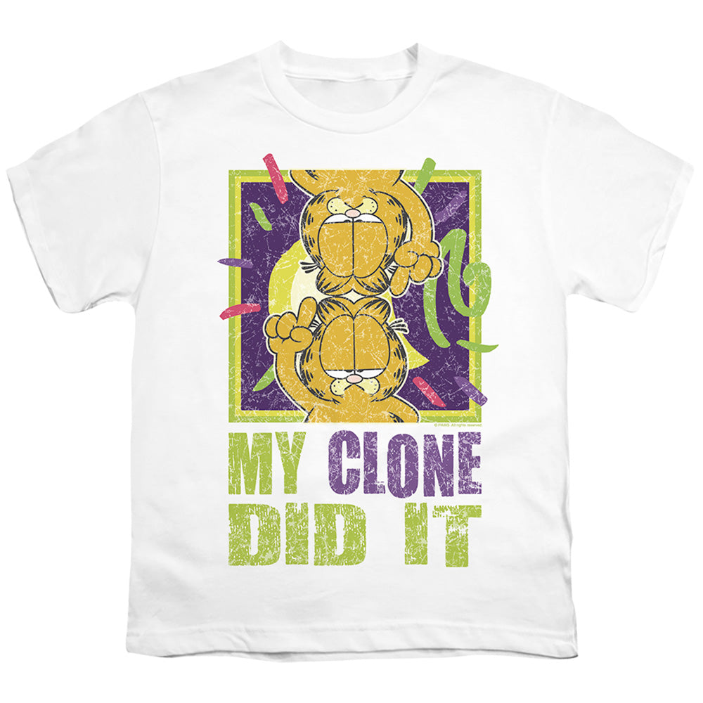 Garfield My Clone Did It Licensed Kid's T-Shirt (Ages 4-7) SM-XL