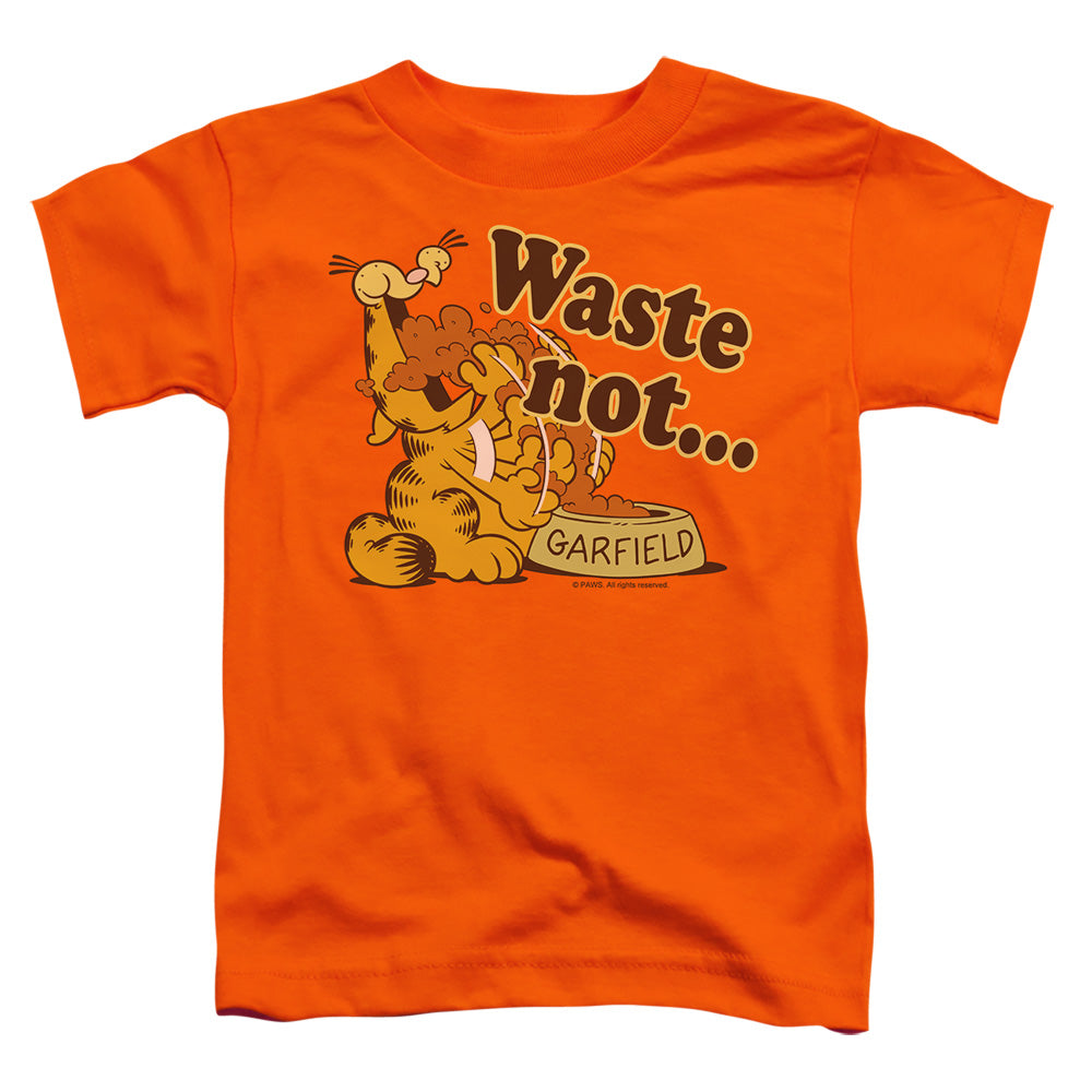 Garfield Waste Not Licensed Toddler T-Shirt SM-LG