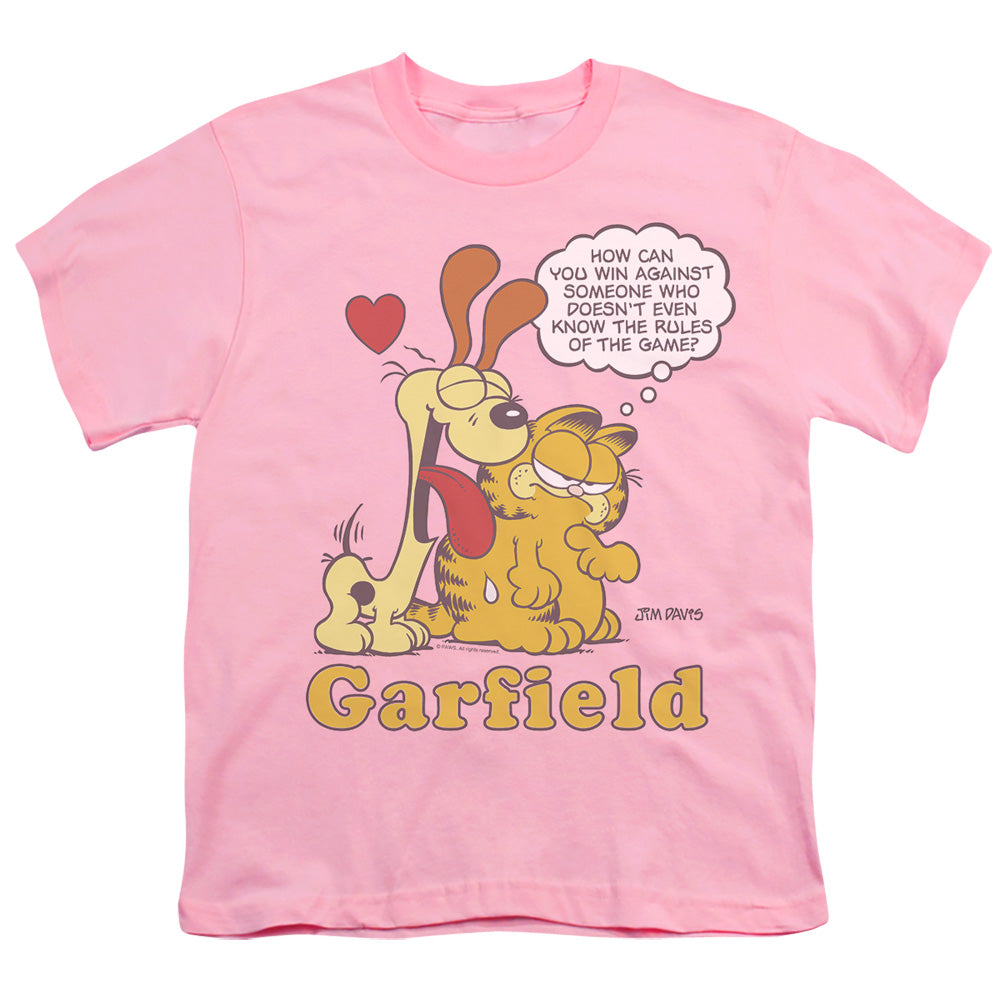 Garfield Cant Win Licensed Kid's T-Shirt (Ages 4-7) SM-XL